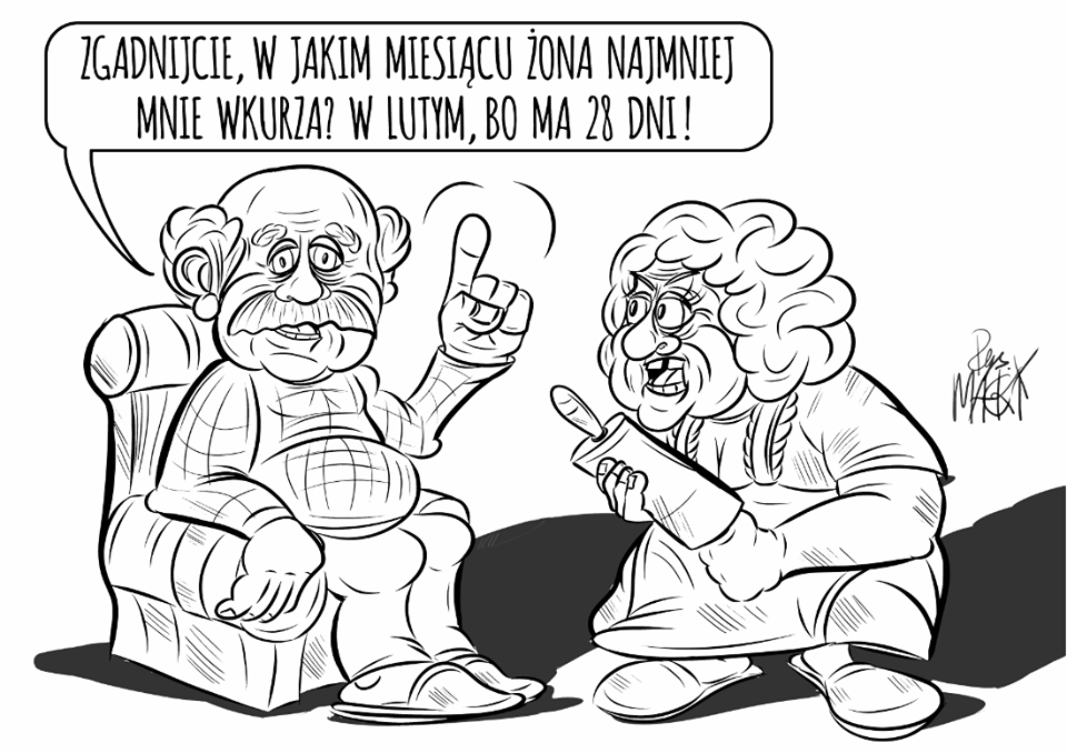 Rysunek pt. „Miesiąc”