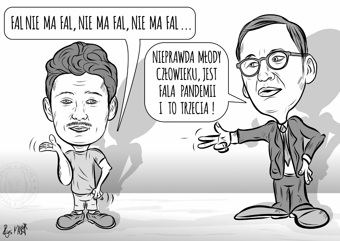 Rysunek pt. „Nie ma fal”