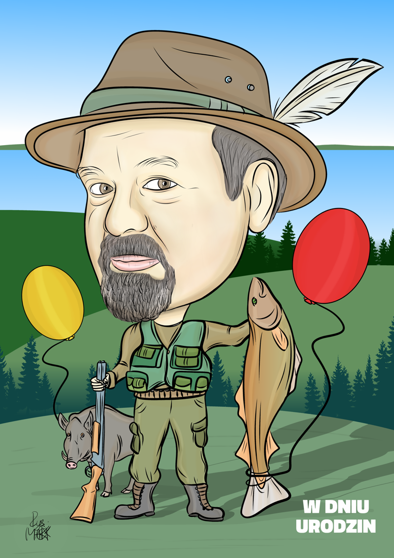 Karykatura urodzinowa