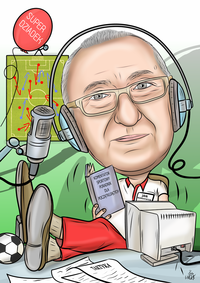 Karykatura dla dziadka