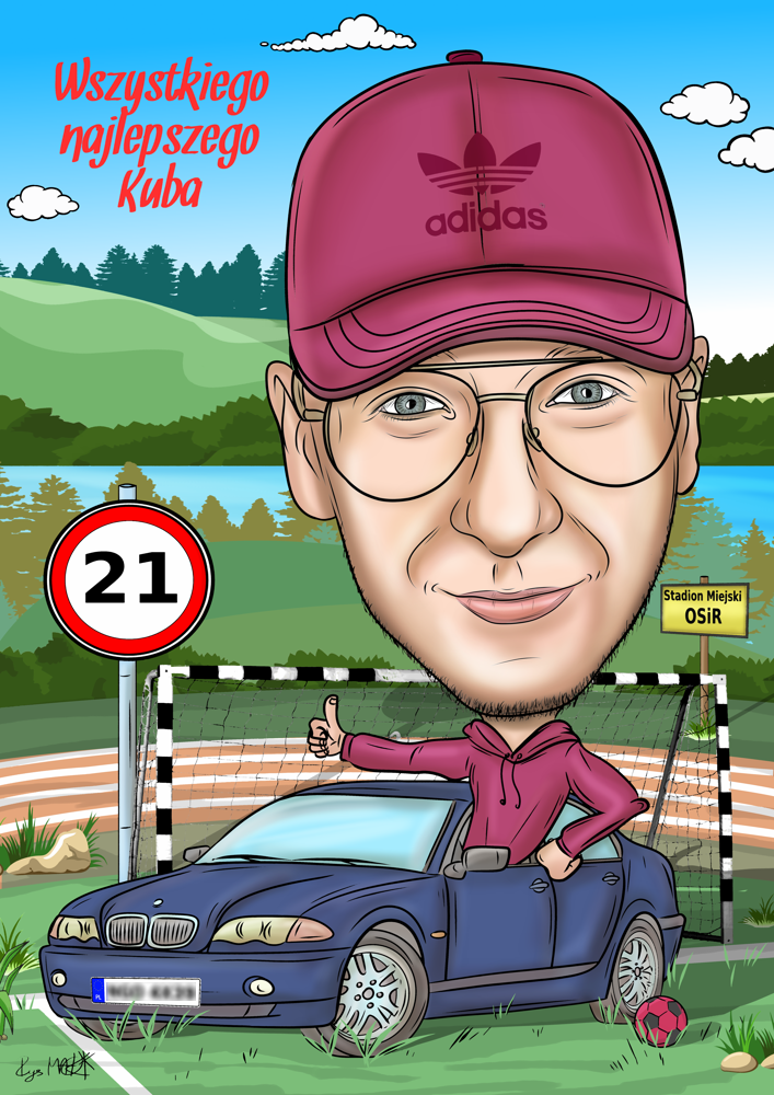 Karykatura urodzinowa