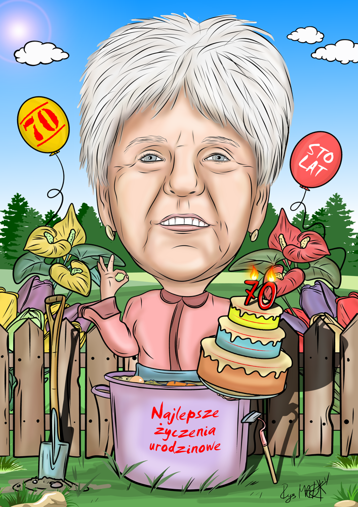 Karykatura urodzinowa