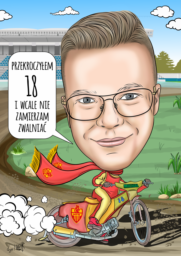 Karykatura na urodziny