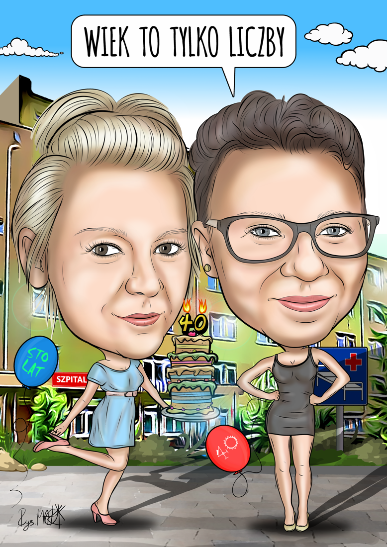 Karykatura urodzinowa