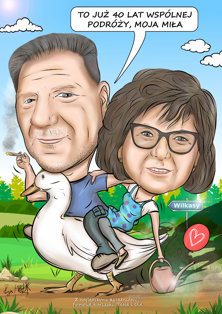 Karykatura na rocznicę