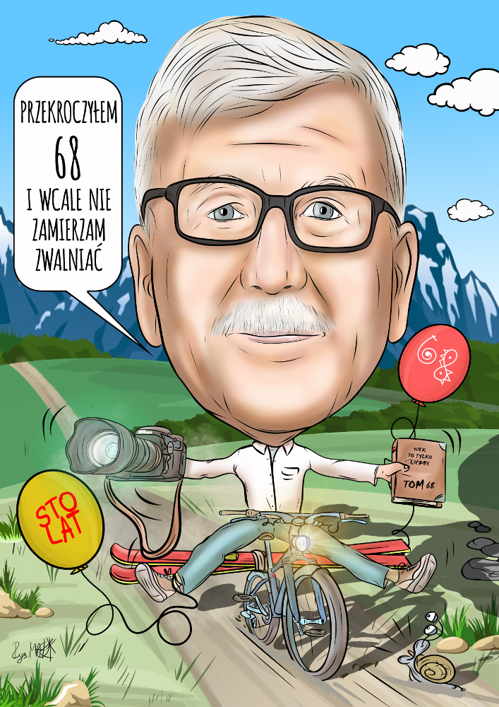 Karykatura na urodziny