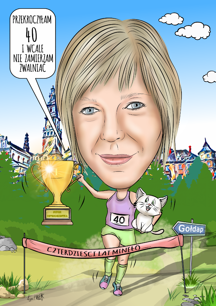 Karykatura urodzinowa