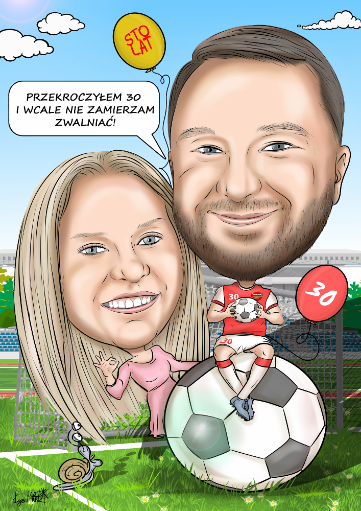 Karykatura urodzinowa