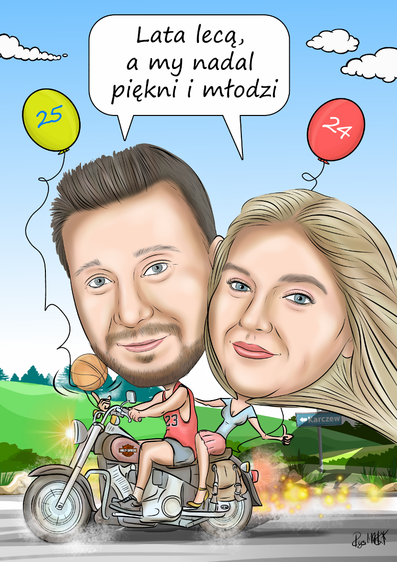 Karykatura urodzinowa