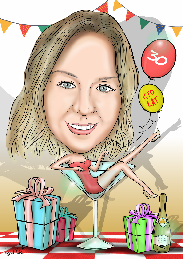 Karykatura urodzinowa