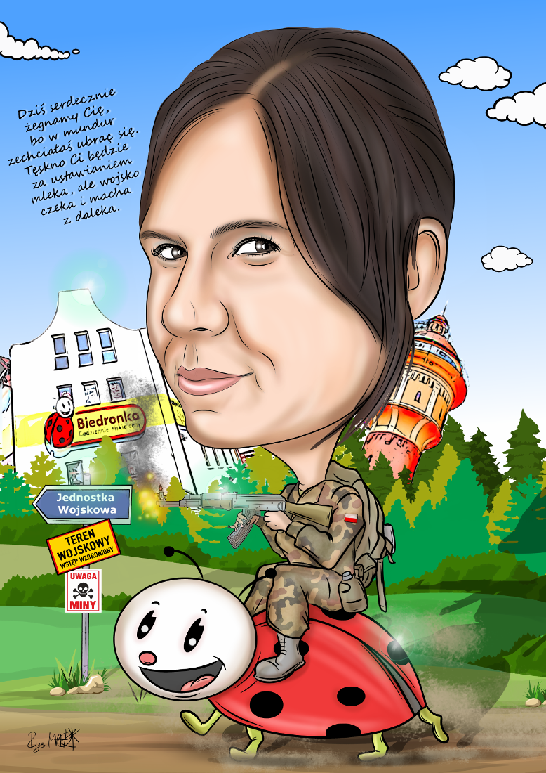 Karykatura związana ze zmianą pracy