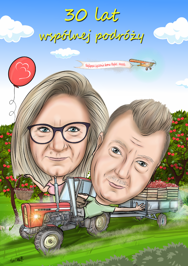 Karykatura na 30 rocznicę