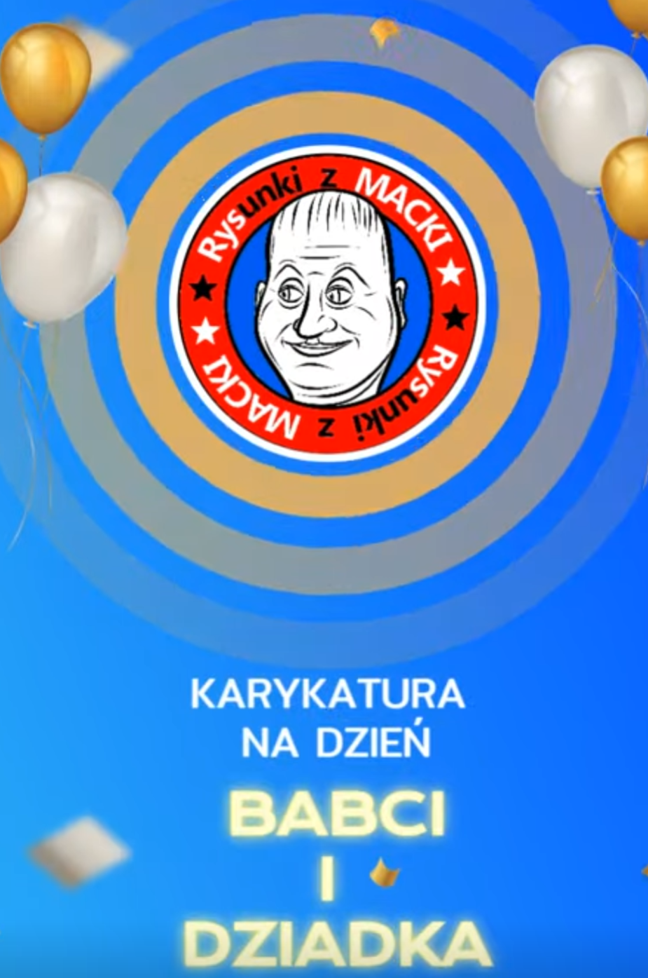 Karykatura na dzień babci i dziadka – film