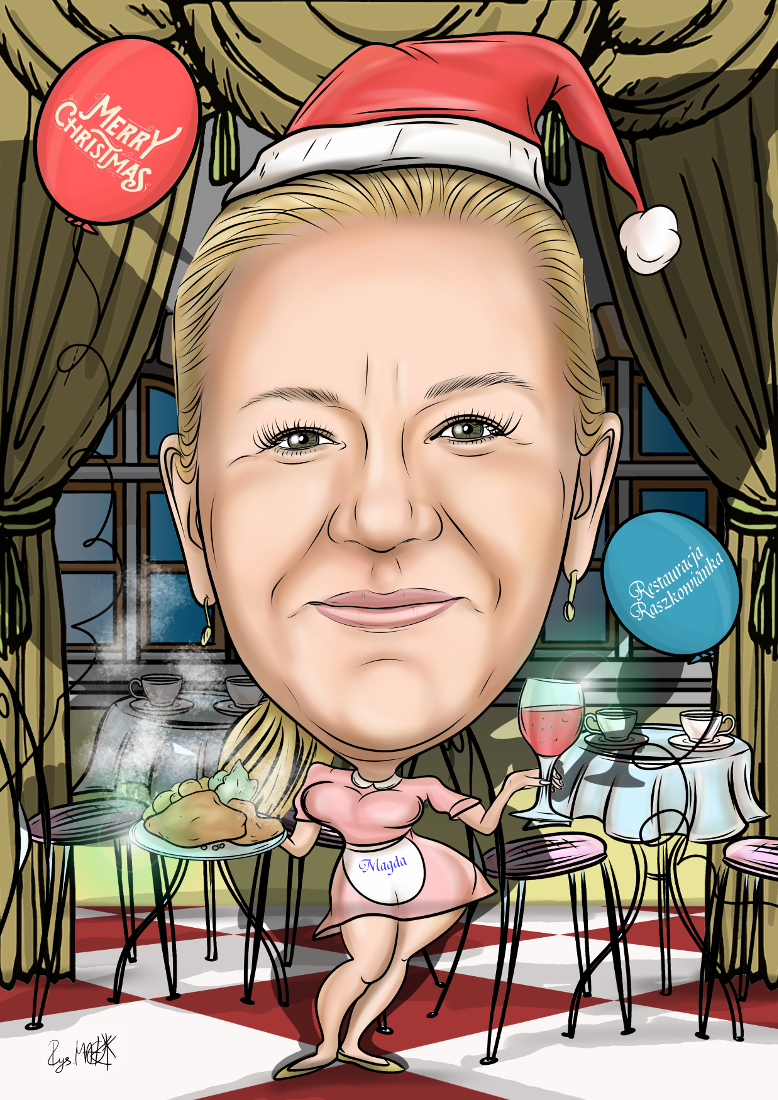Karykatura świąteczna