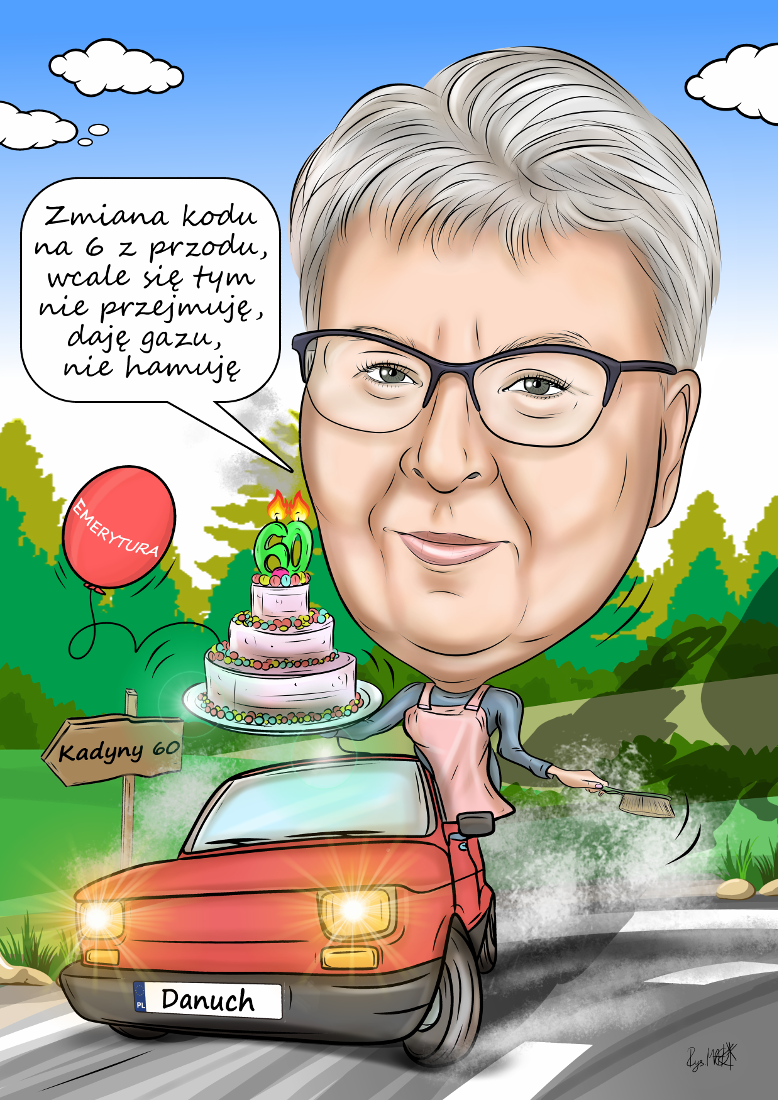 Karykatura urodzinowa