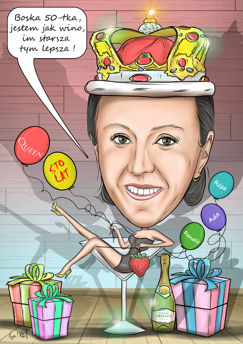 Karykatura urodzinowa