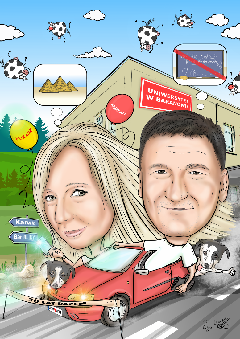 Karykatura na rocznicę