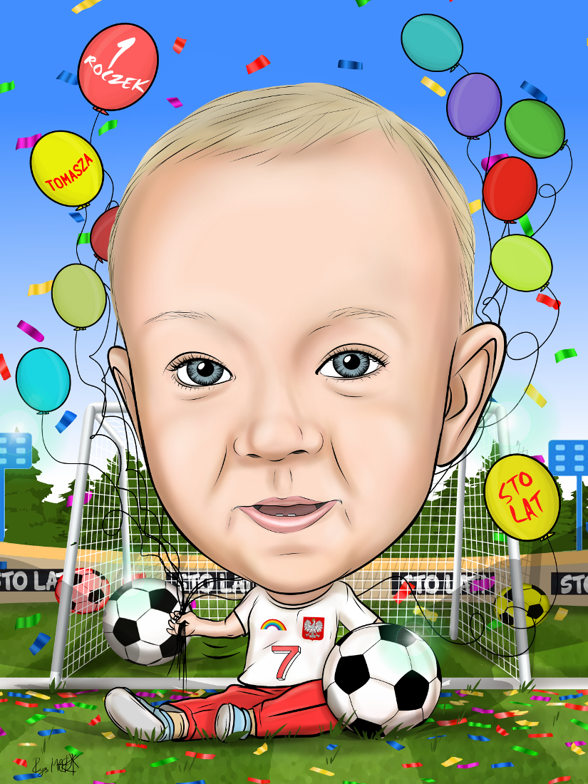Karykatura na urodziny