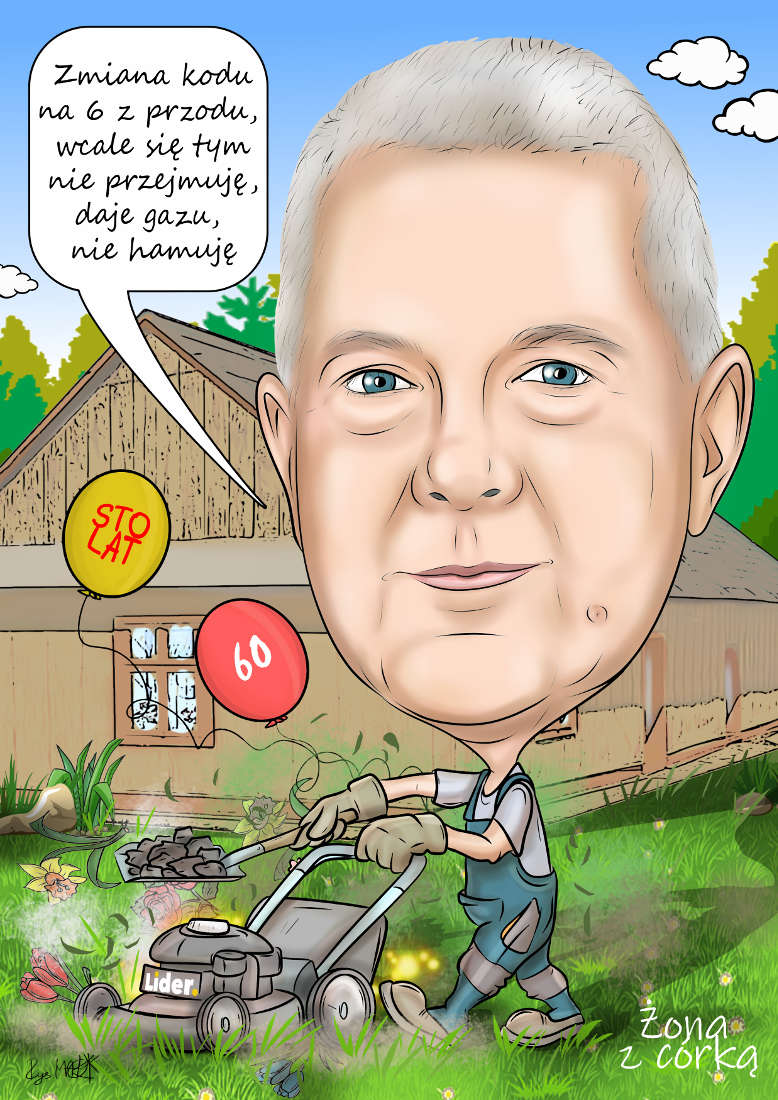 Karykatura urodzinowa