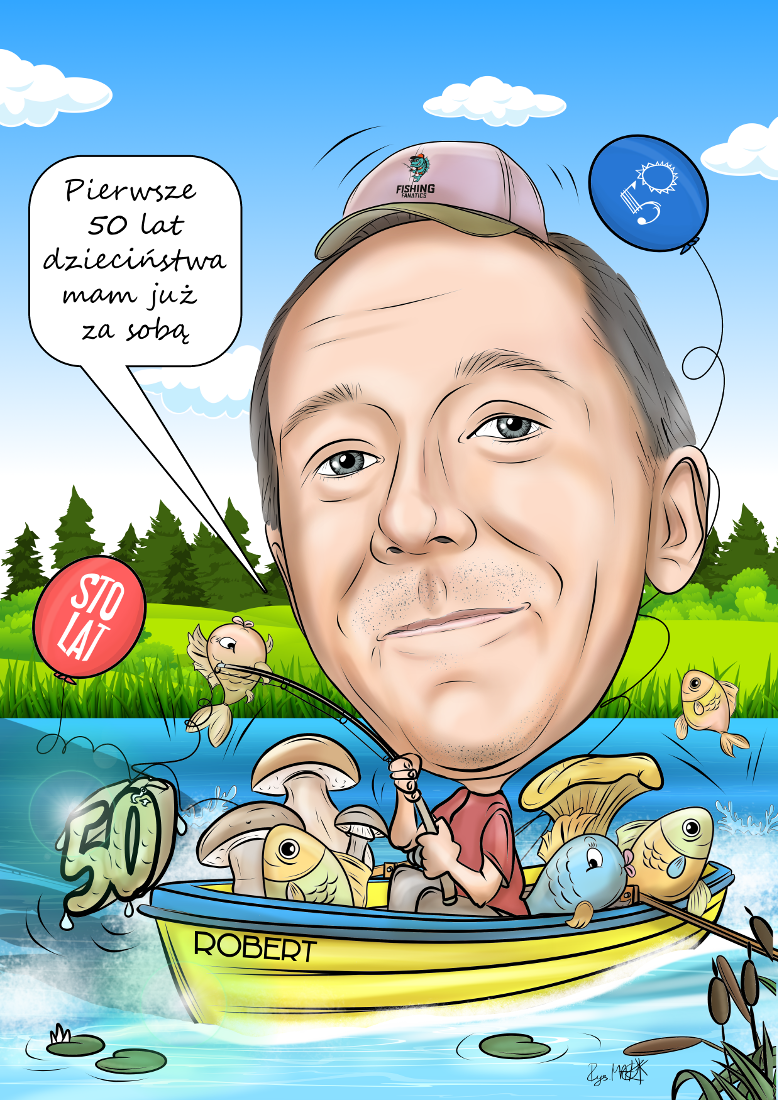 Karykatura urodzinowa