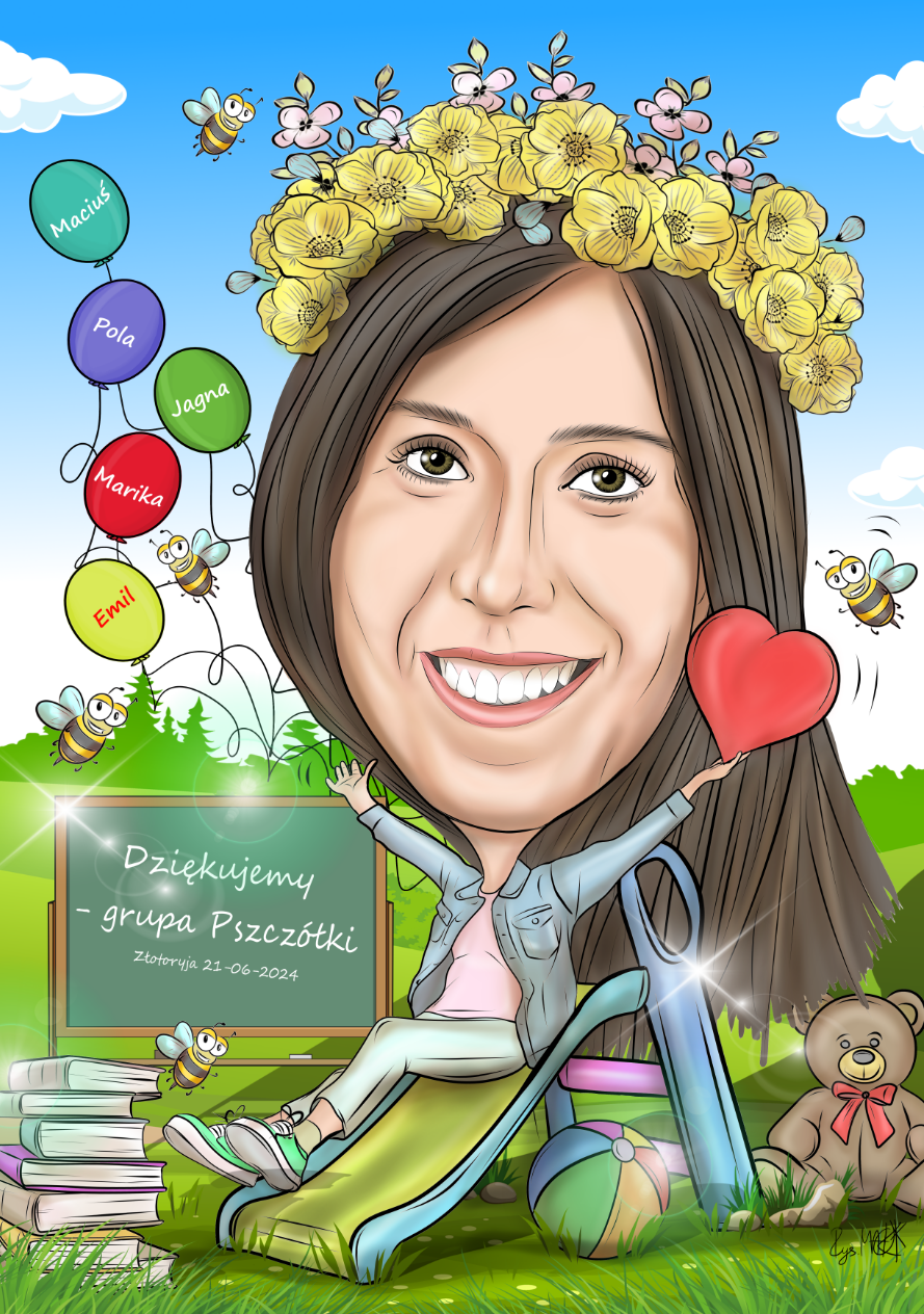 Karykatury dla nauczycielek