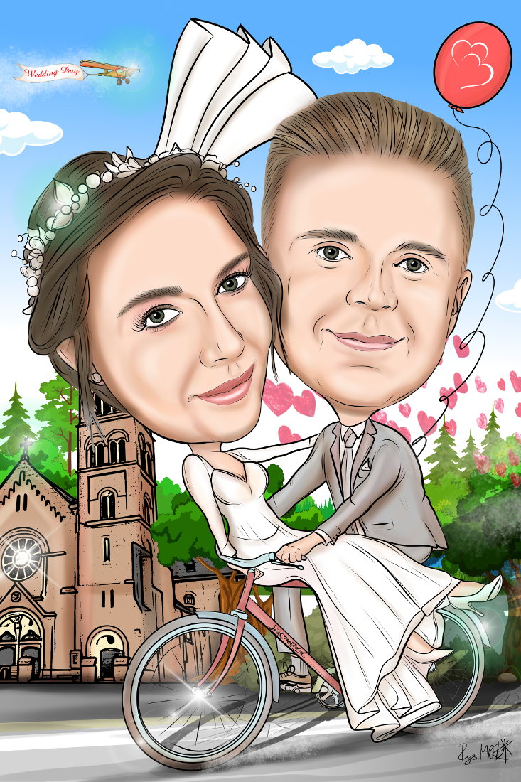 Karykatura ślubna