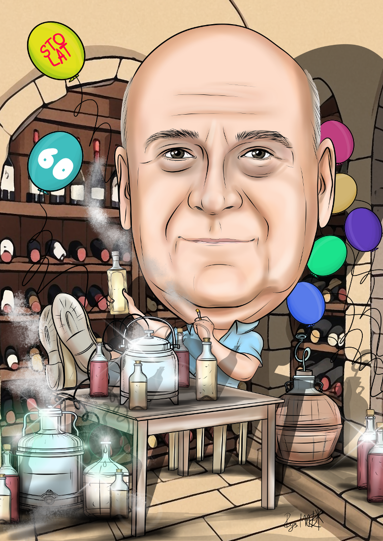 Karykatura na 60-tkę