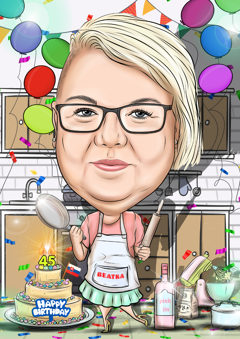 Karykatura urodzinowa
