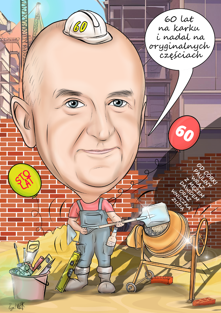 Karykatura urodzinowa