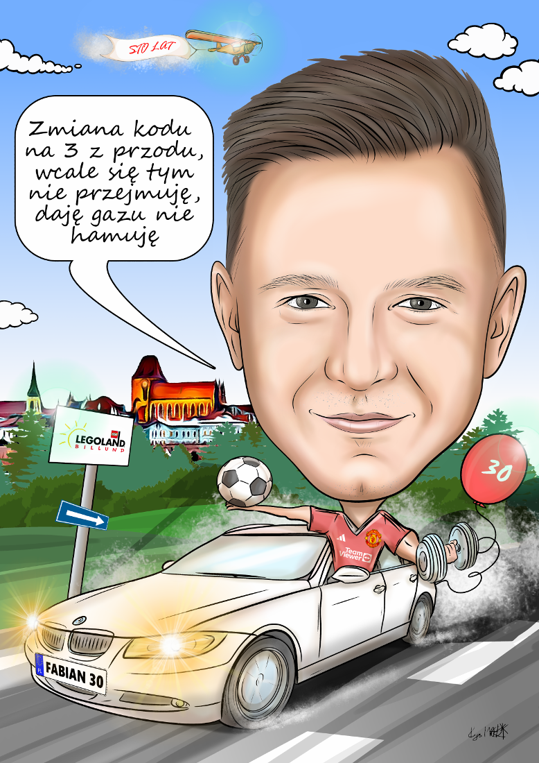 Karykatura urodzinowa