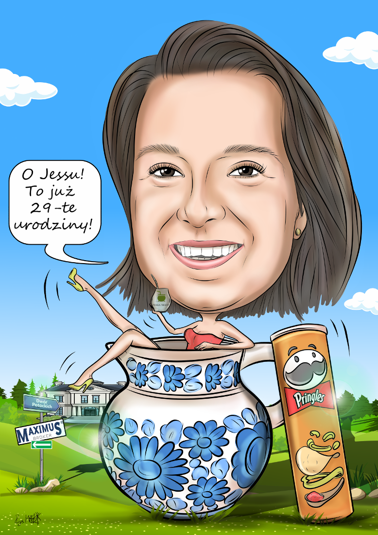Karykatura na urodziny