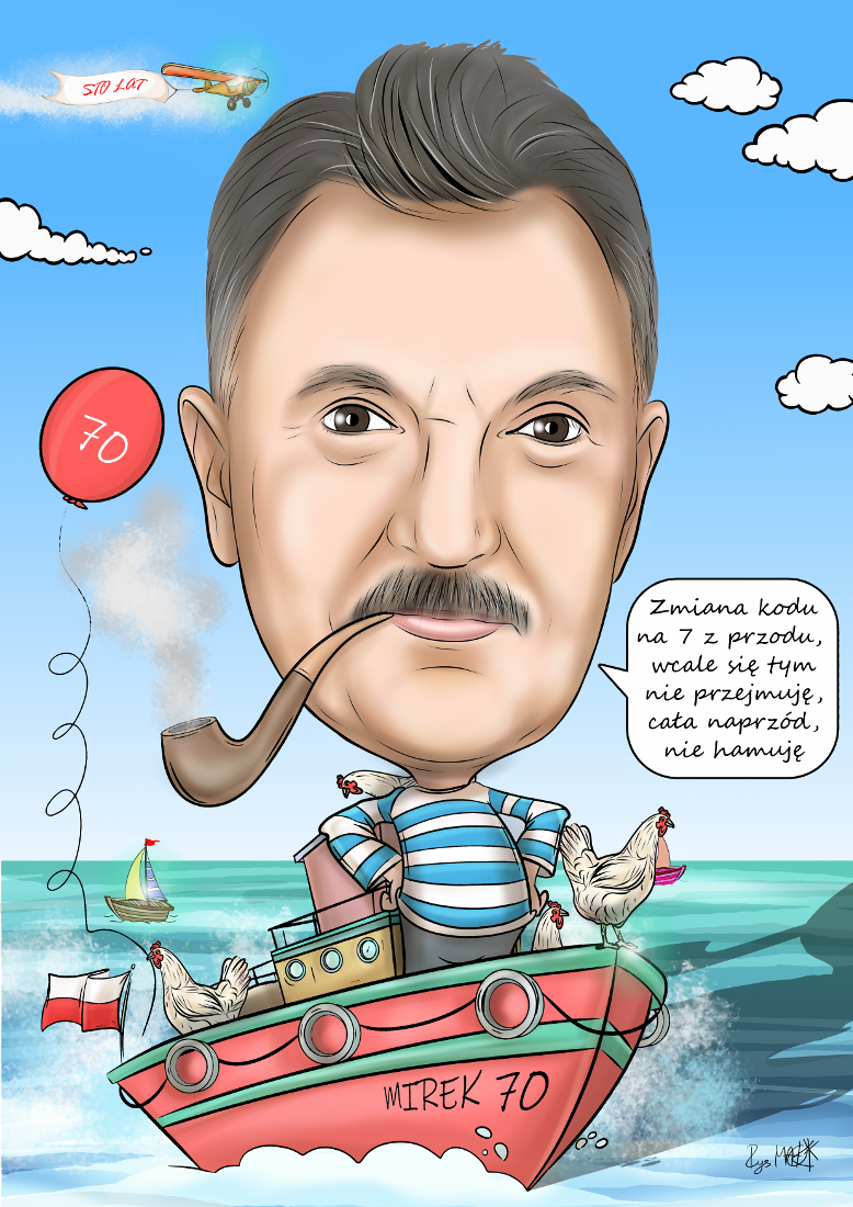 Karykatura urodzinowa