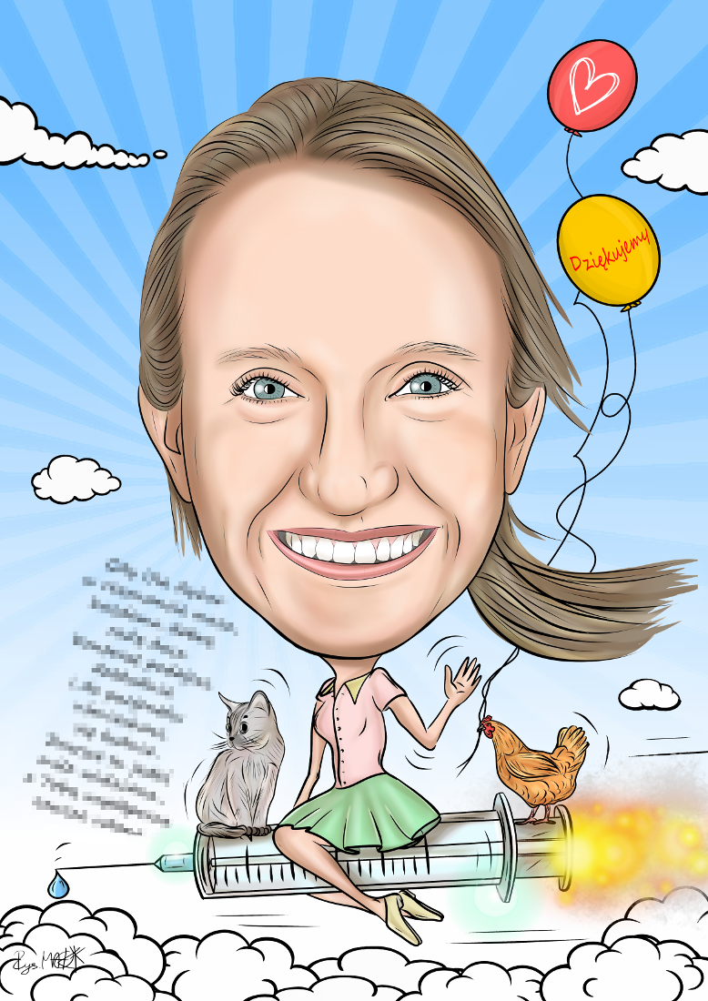 Karykatura w podziękowaniu