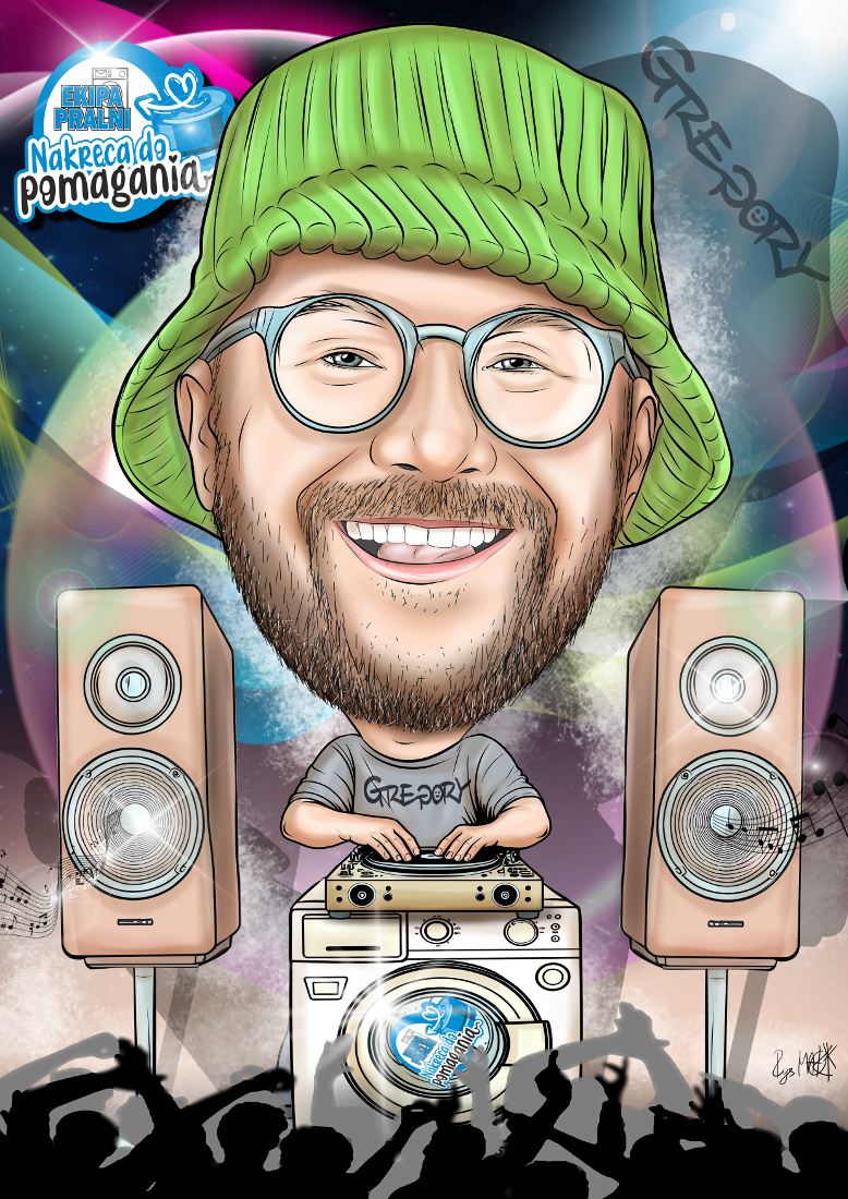 Karykatura dla DJ