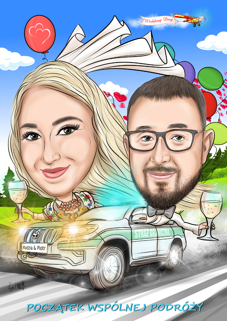 Karykatura ślubna