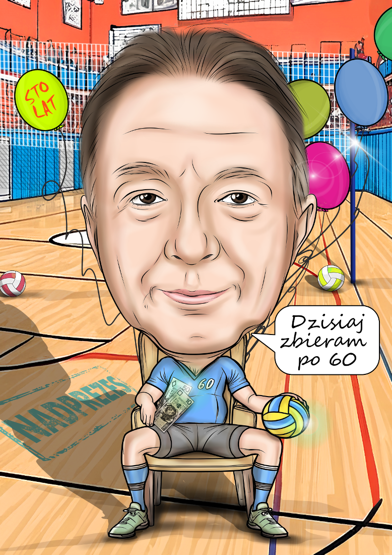 Karykatura urodzinowa