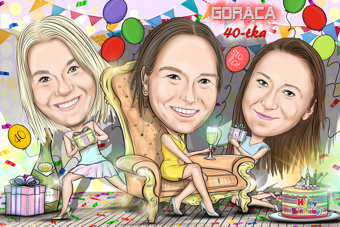 Karykatura urodzinowa