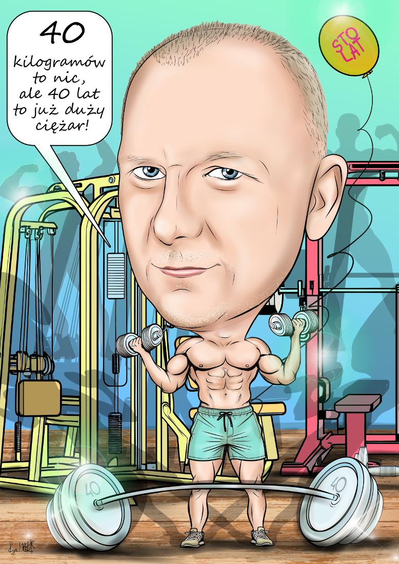 Karykatura na 40-kę