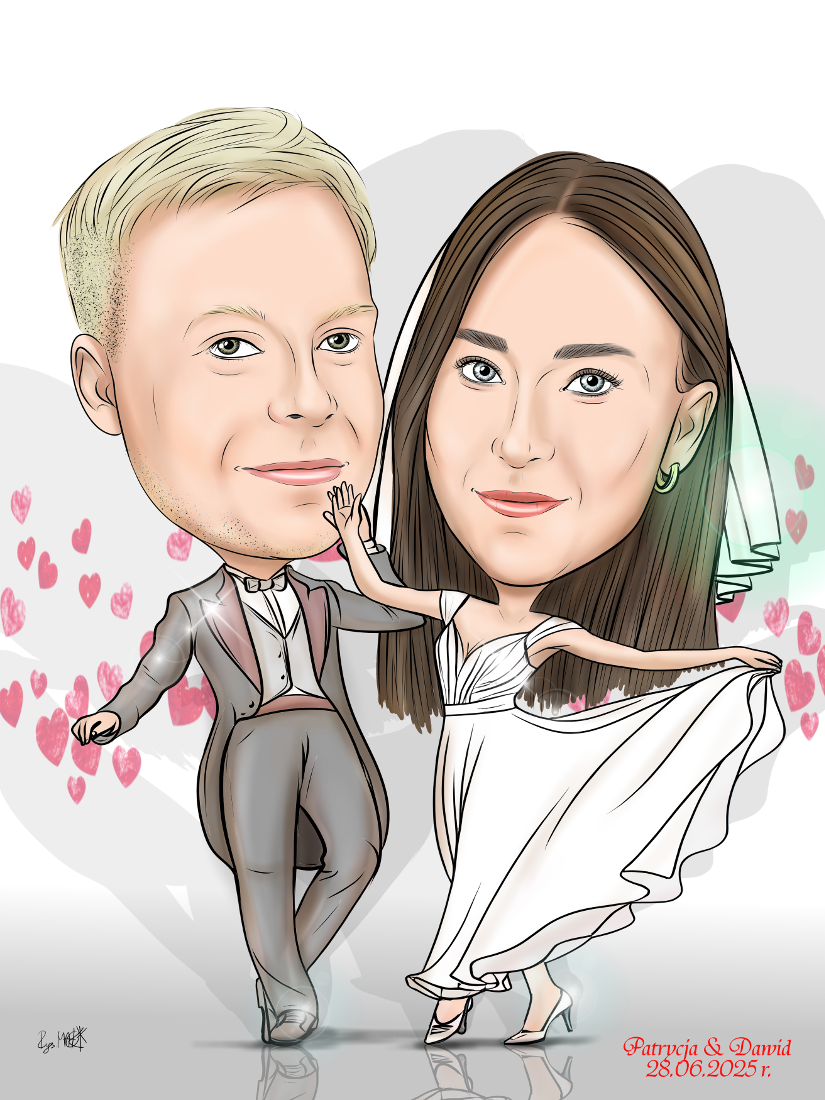 Karykatura ślubna