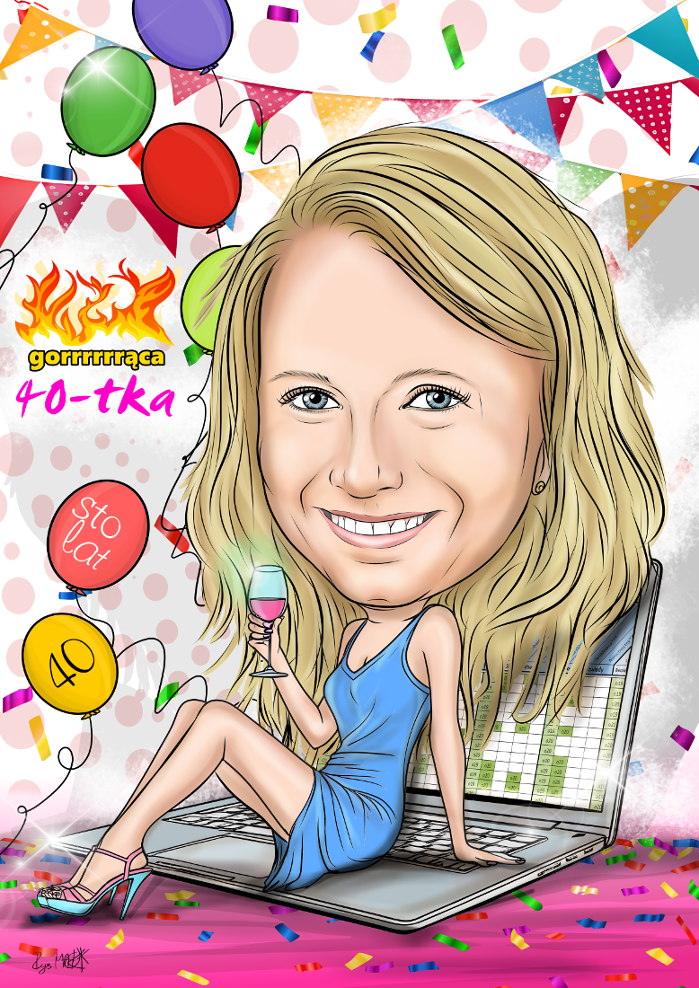 Karykatura urodzinowa