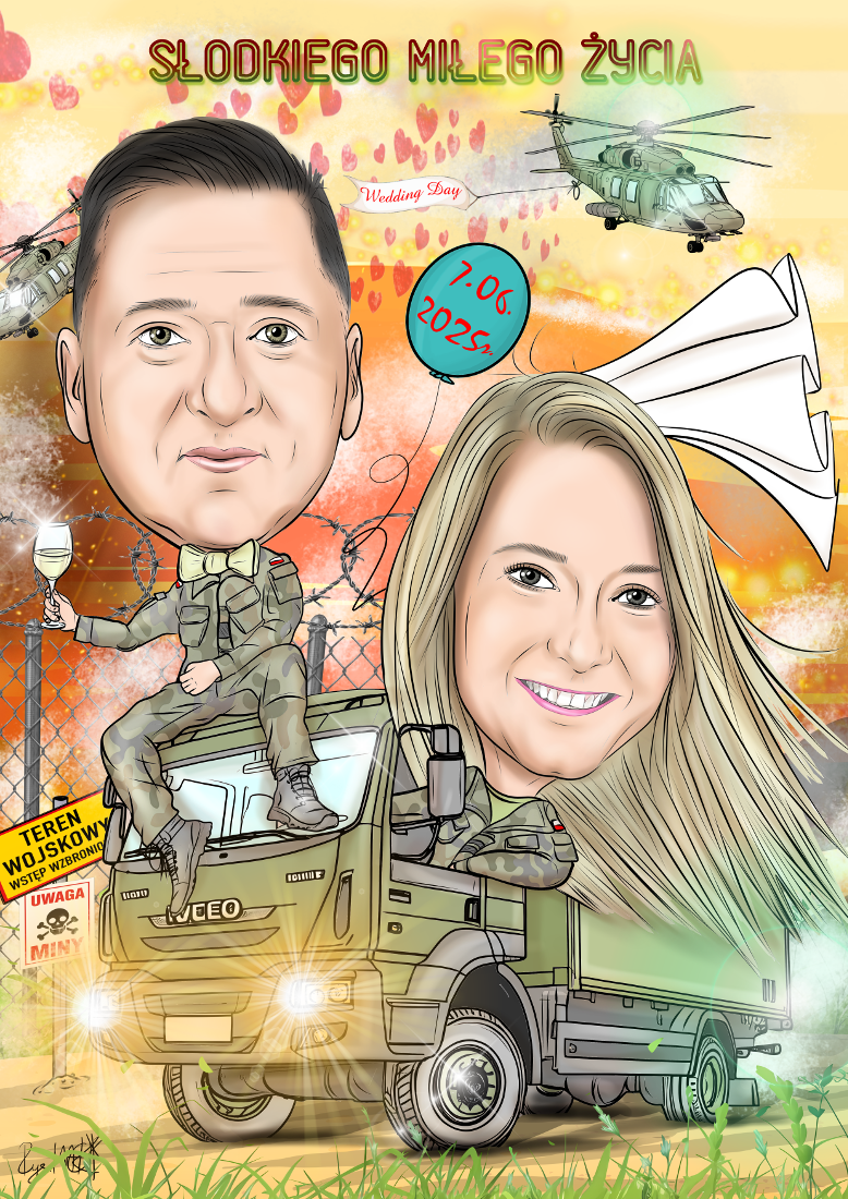 Karykatura ślubna