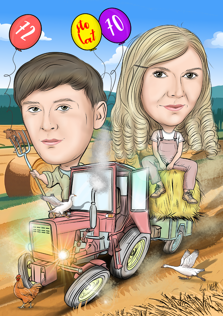 Karykatura urodzinowa
