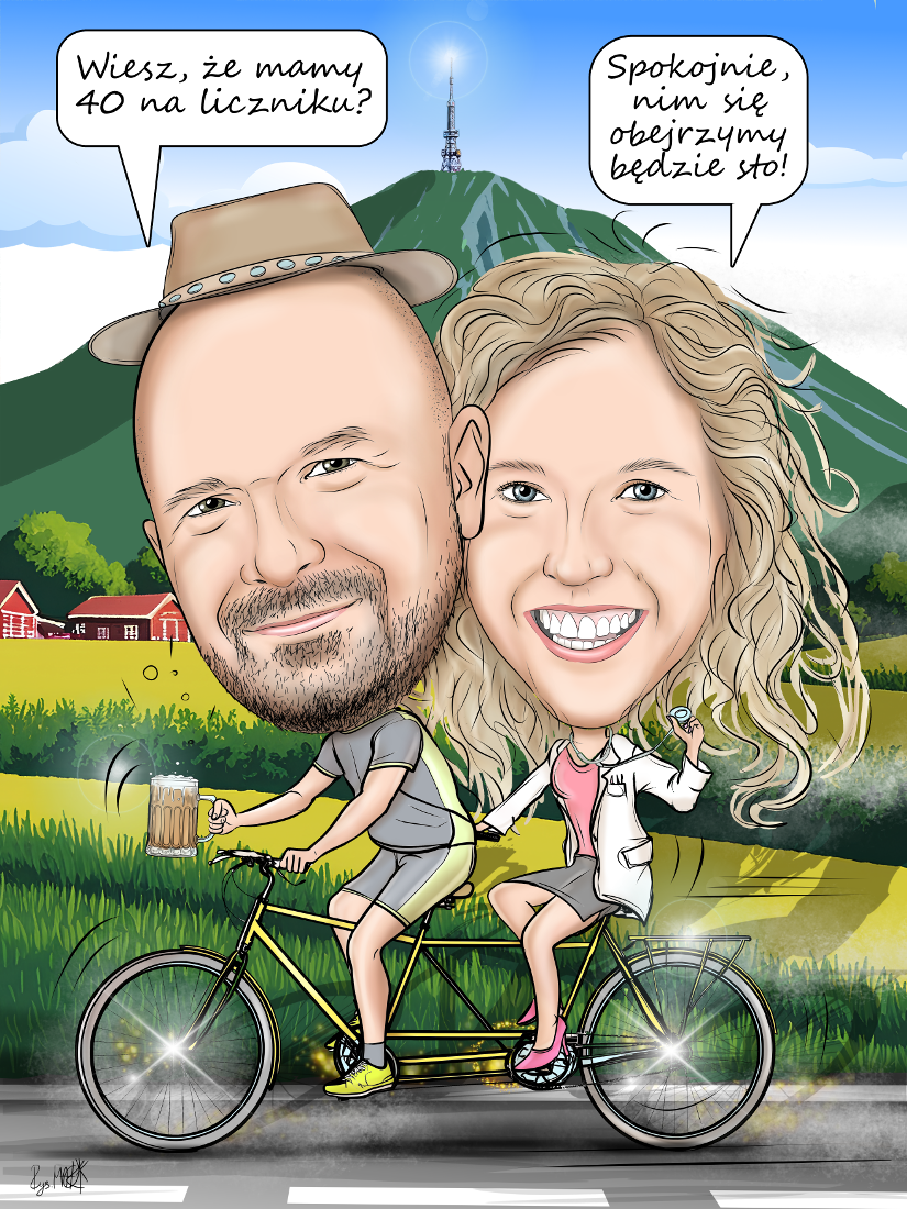 Karykatura urodzinowa