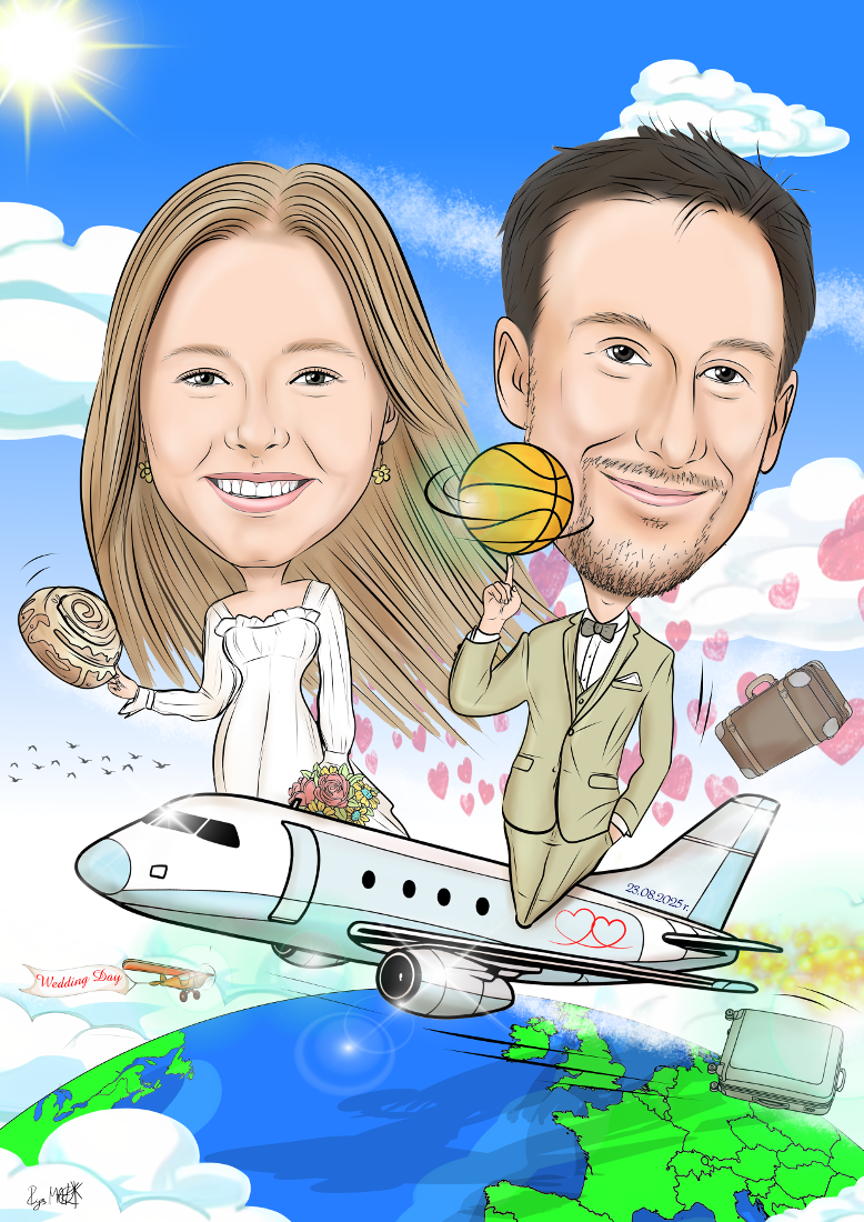 Karykatura ślubna