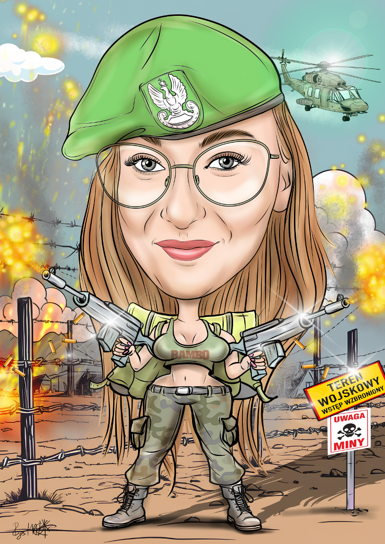 Karykatura militarna