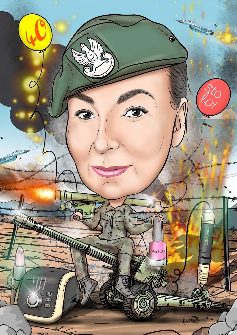 Karykatura urodzinowa