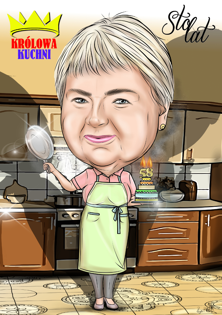 Karykatura na urodziny