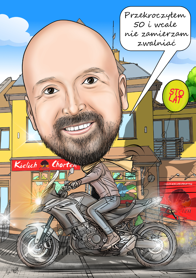 Karykatura na 50-kę