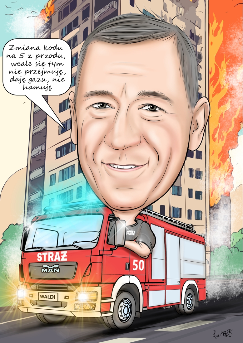 Karykatura na urodziny