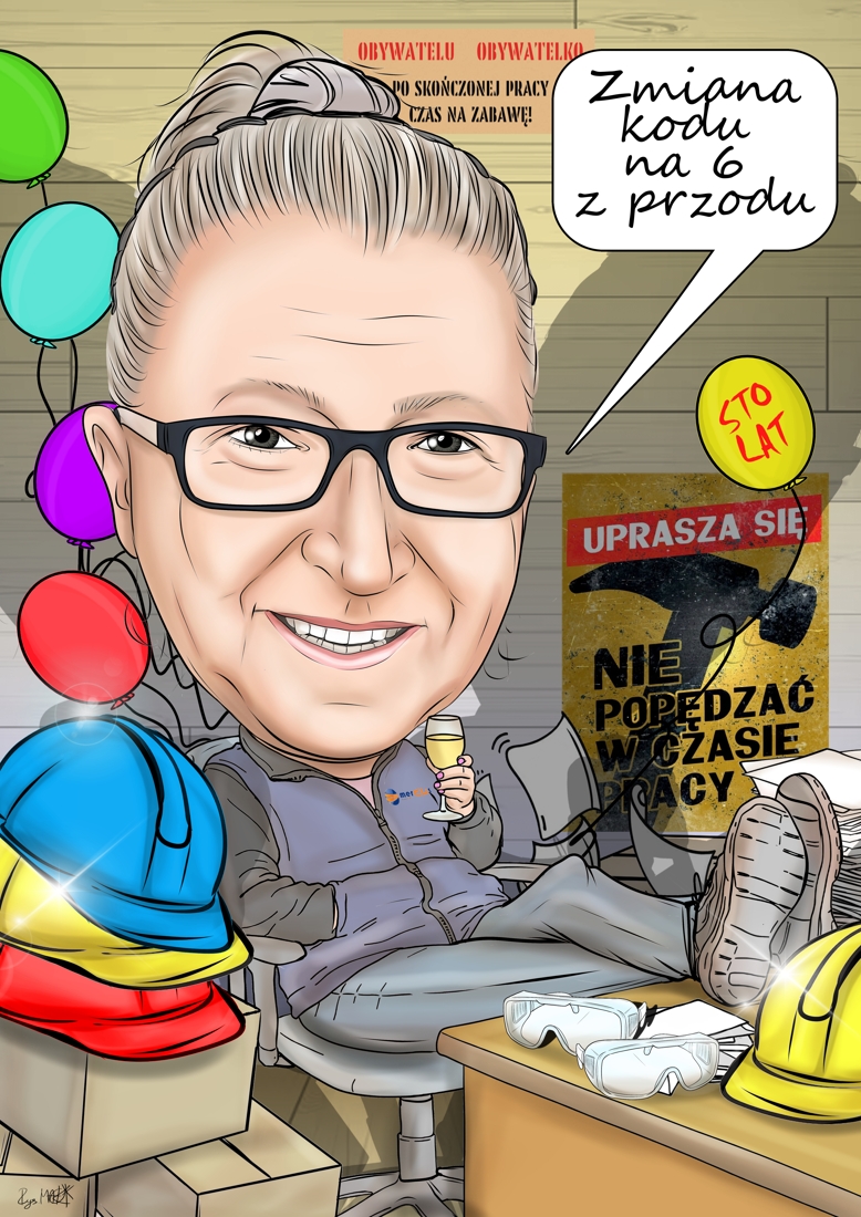 Karykatura urodzinowa